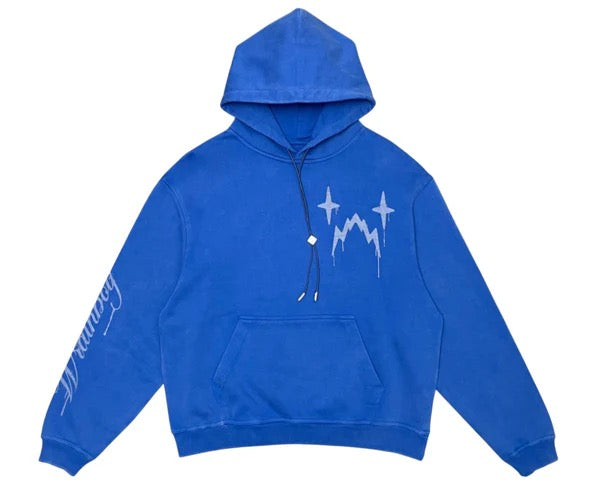 Wrath Boy "Hater Ghost" Hoodie Blue