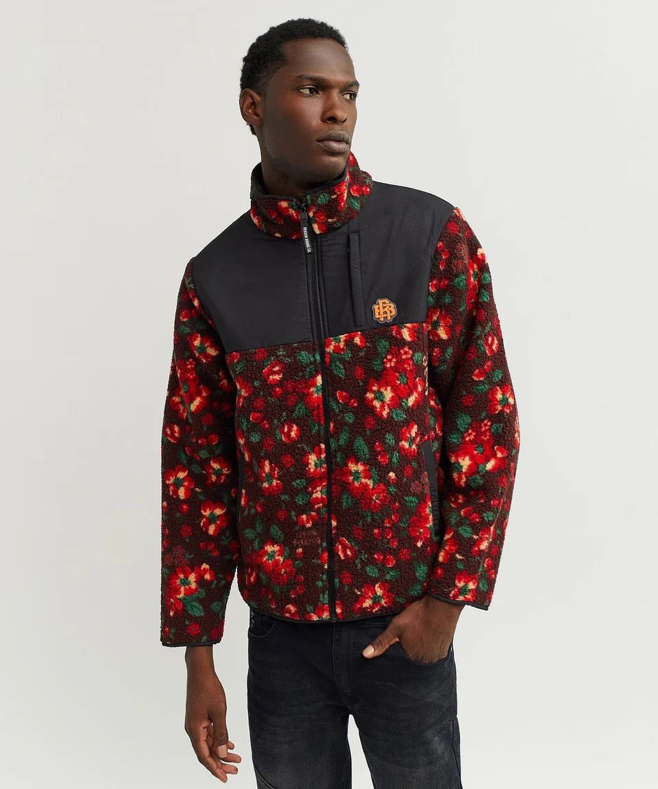 Reason "Sherpa" Jacket Flowers