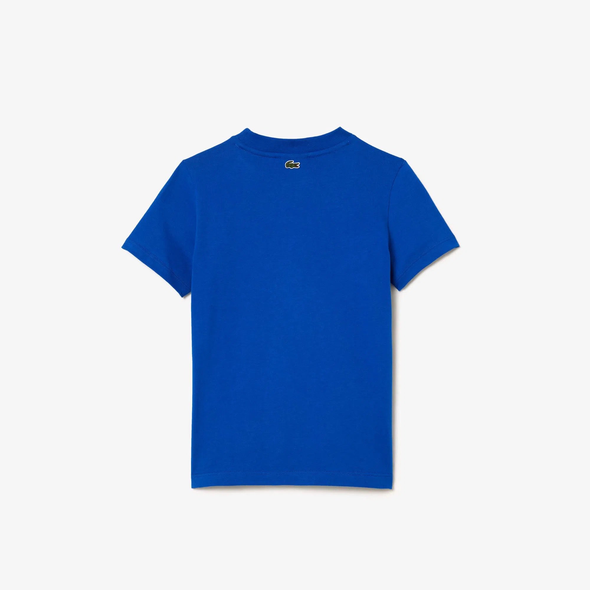 LACOSTE "SIGNATURE PRINT" TEE BLUE