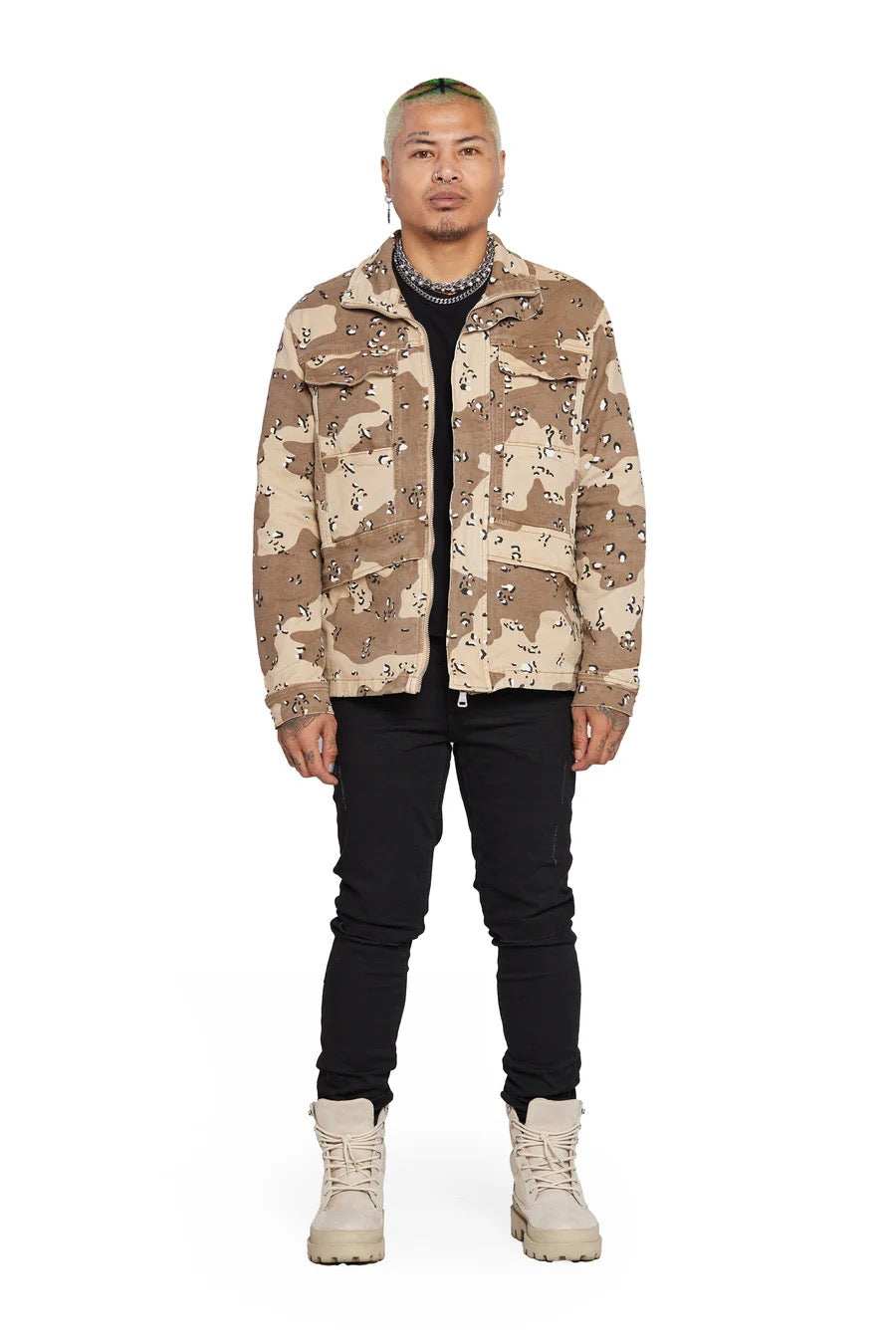 Valabasas "Camo" Jacket Khaki Camo