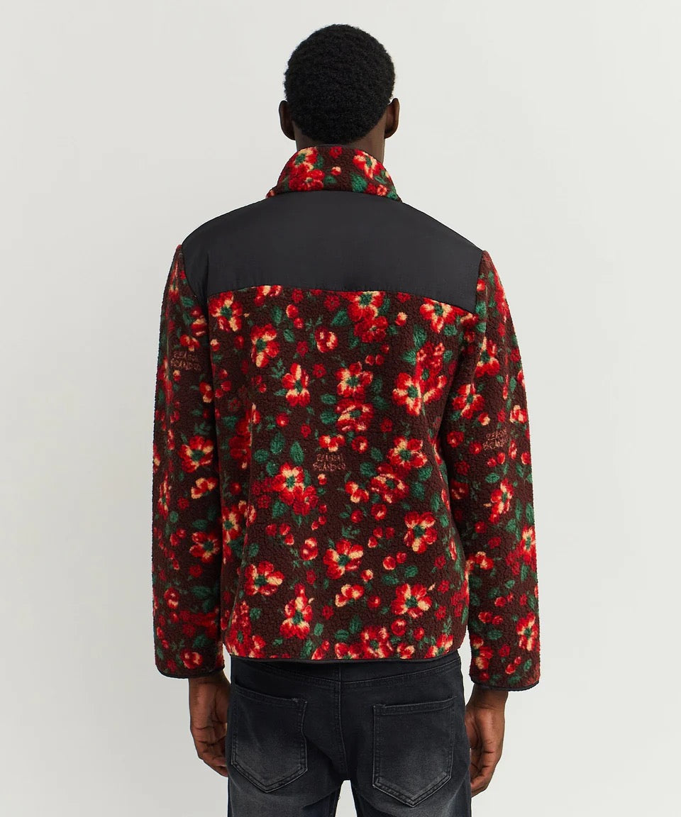 Reason "Sherpa" Jacket Flowers