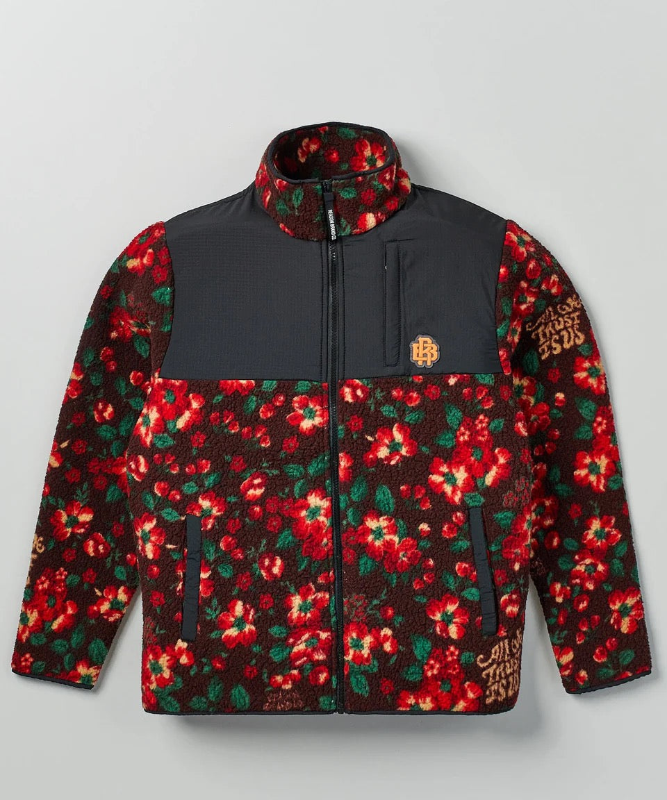 Reason "Sherpa" Jacket Flowers