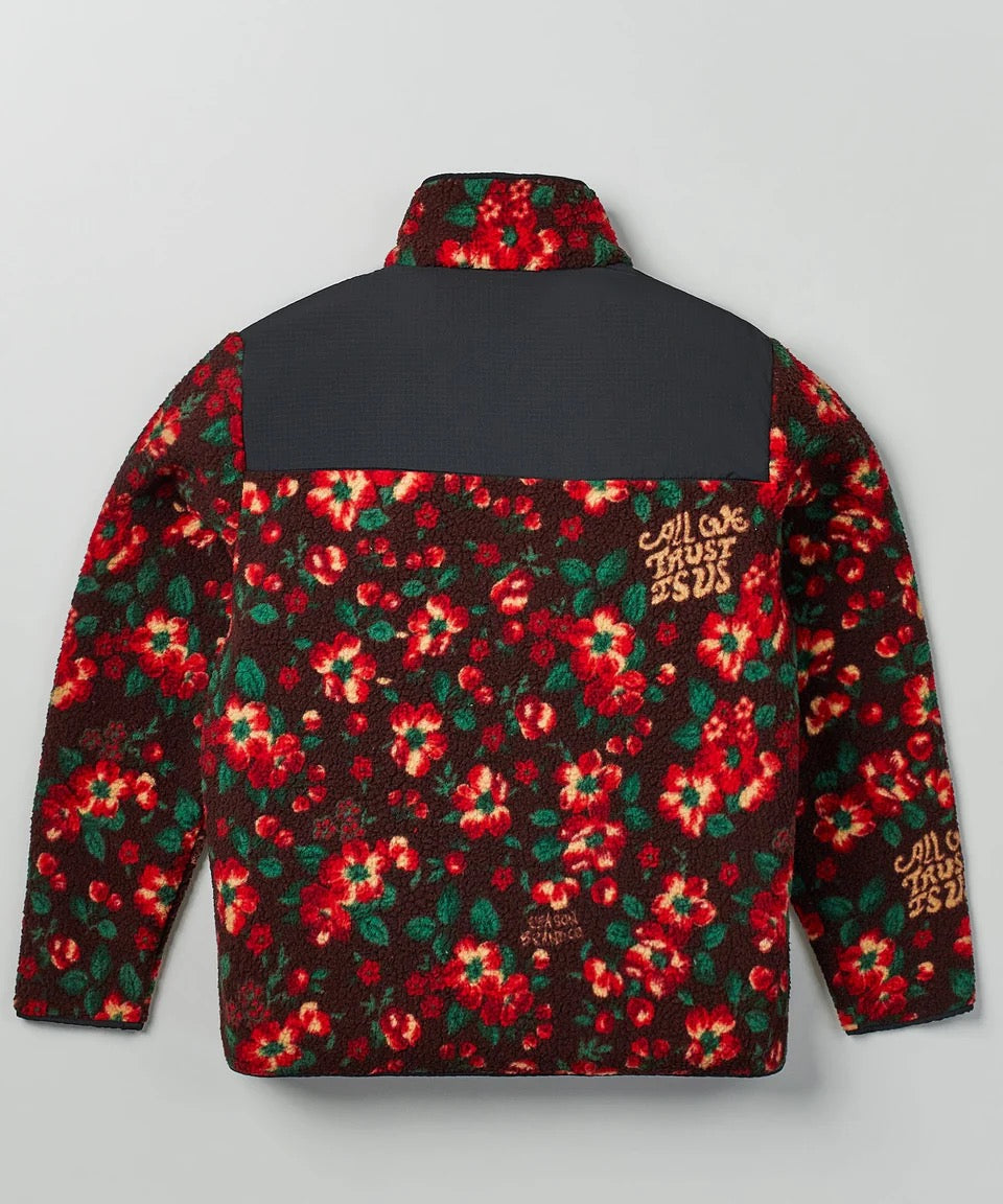 Reason "Sherpa" Jacket Flowers