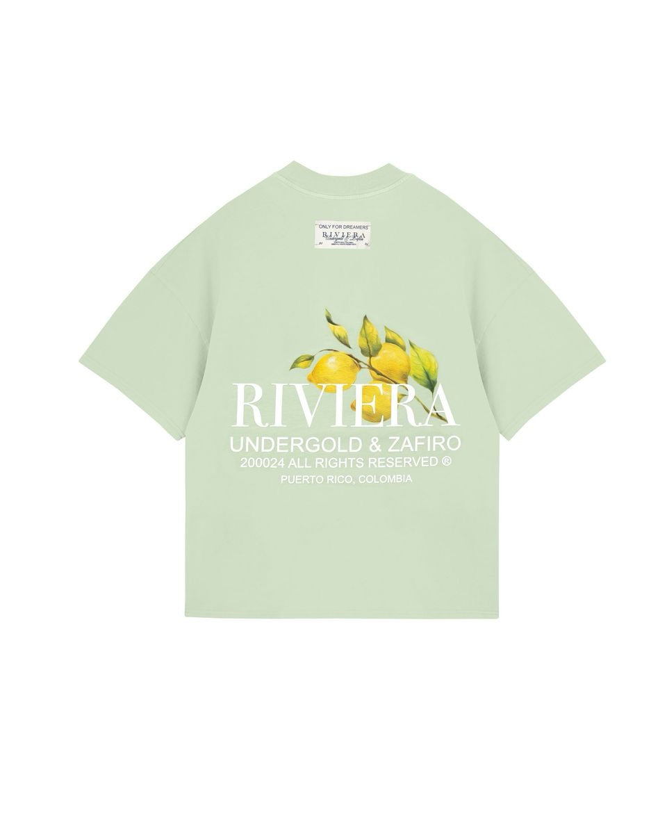 UNDERGOLD INTERNACIONAL "LEMON TREE" BOX TEE GREEN