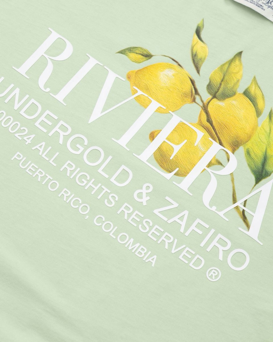 UNDERGOLD INTERNACIONAL "LEMON TREE" BOX TEE GREEN