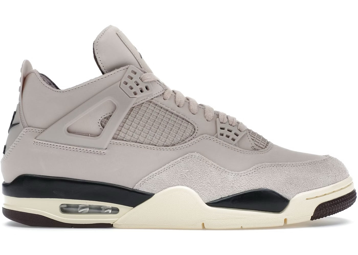 WMNS AIR JORDAN 4 RETRO OG SP FOSSIL STONE/MTLC PEWTER SIZE 11.5W