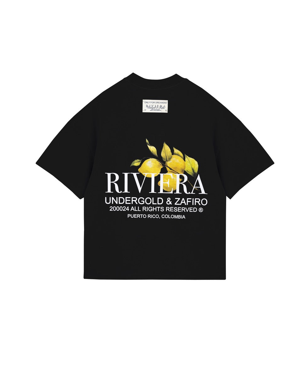 UNDERGOLD INTERNACIONAL "LEMON TREE" BOX TEE BLACK