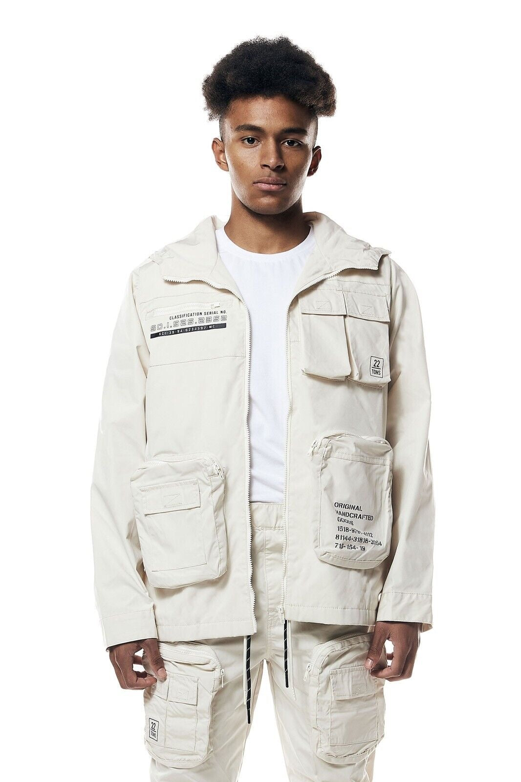 Smoke Rise "Nylon Pocket" Jackets Oatmeal