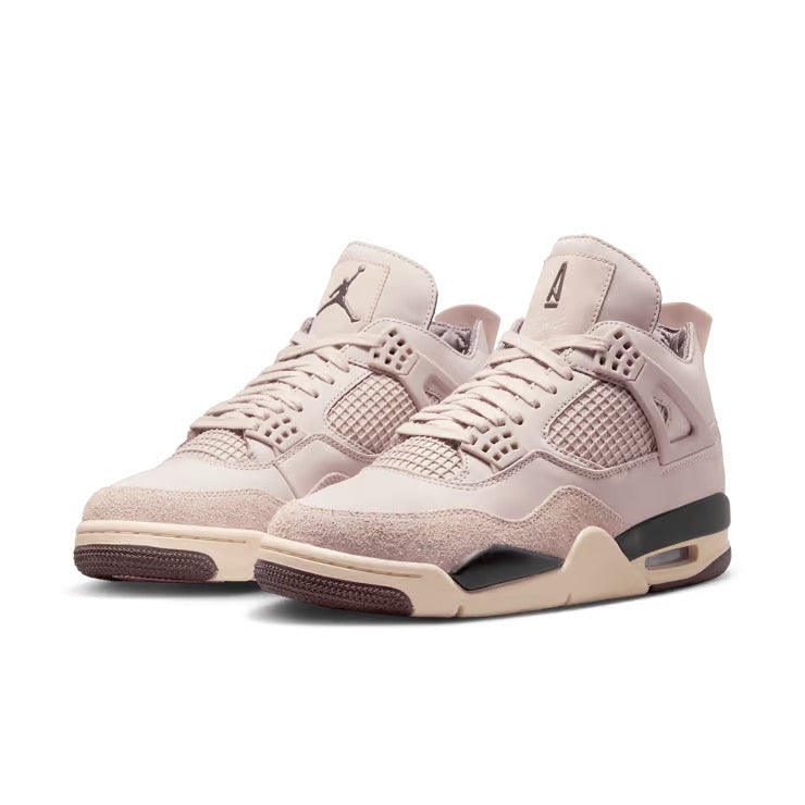 WMNS AIR JORDAN 4 RETRO OG SP FOSSIL STONE/MTLC PEWTER SIZE 11.5W