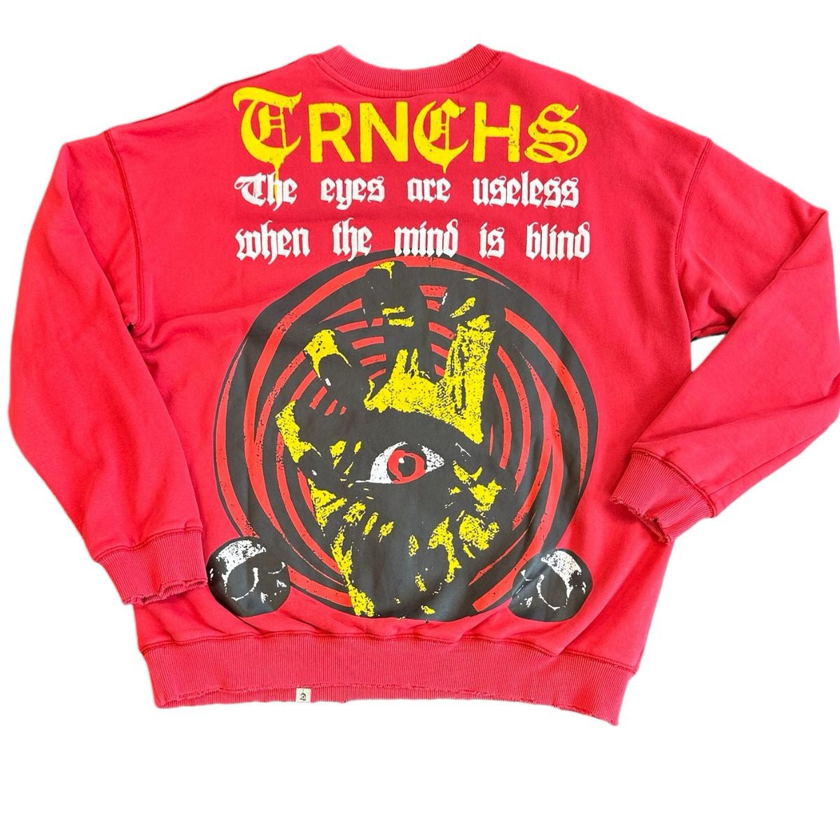 TRNCHS "HANDS" SWEATER RED