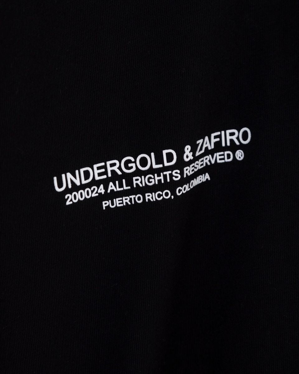 UNDERGOLD INTERNACIONAL "LEMON TREE" BOX TEE BLACK