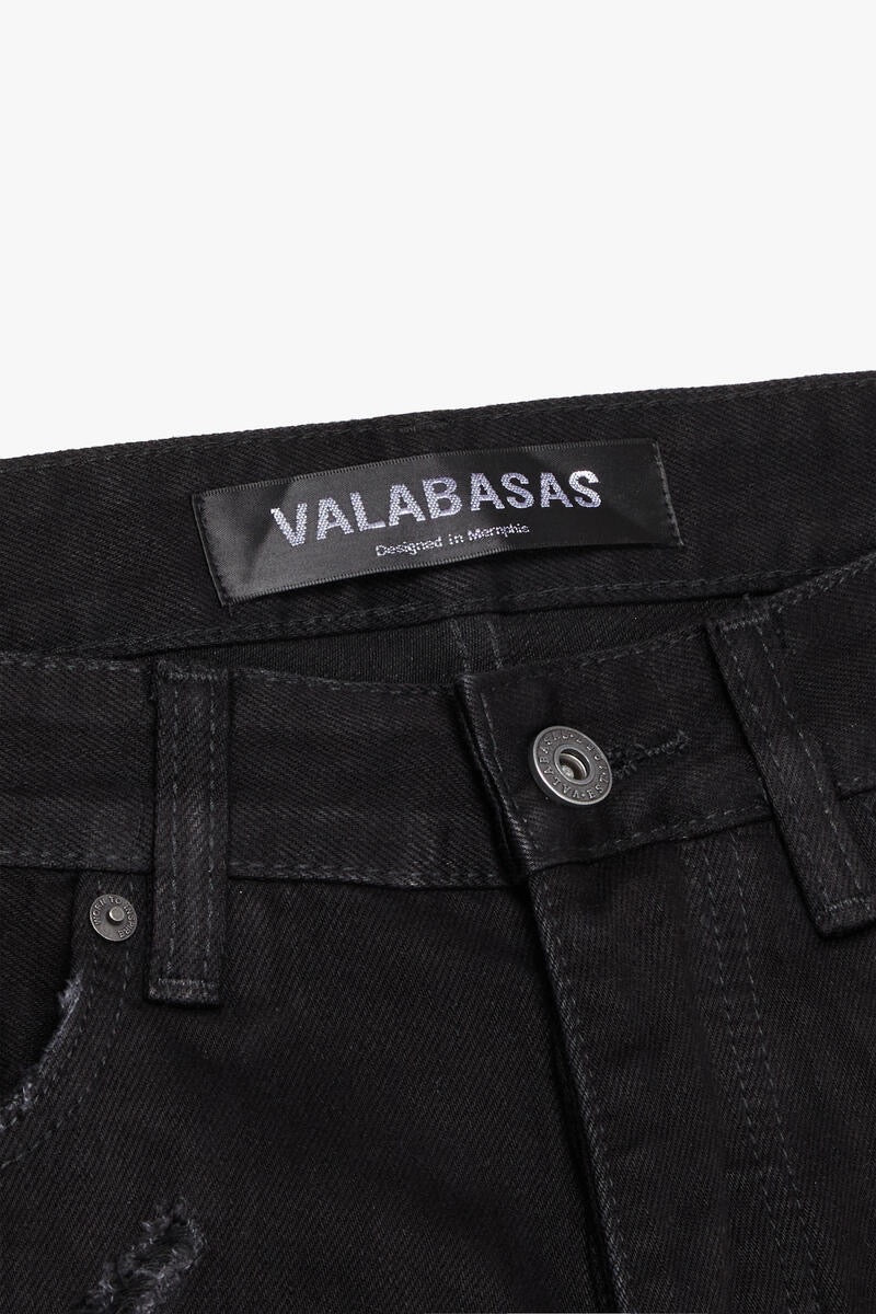 Valabasas "Splinter" Baggy Denim Jet Black