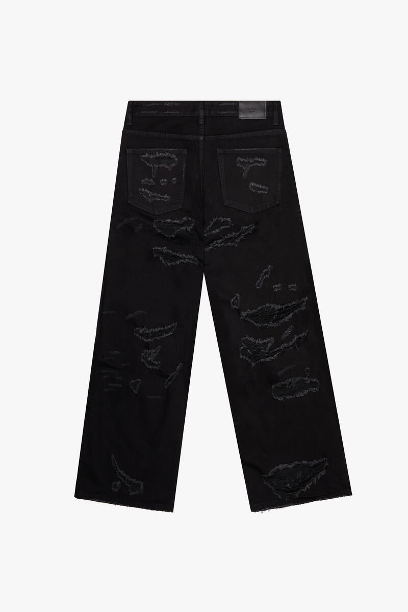 Valabasas "Splinter" Baggy Denim Jet Black