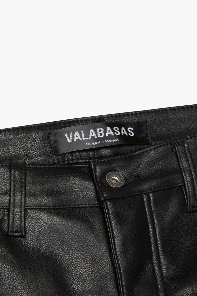 Valabasas "Jedi" Leather Pants Black