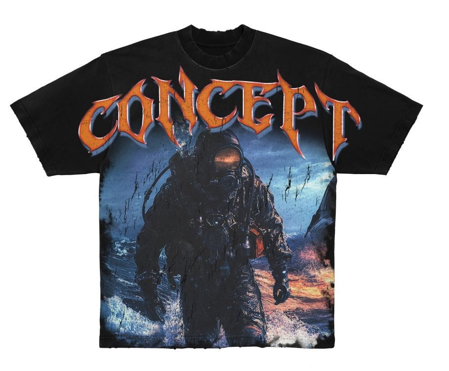 Concept "Diver" Tee Black