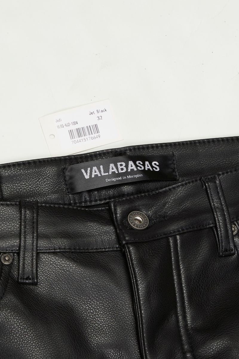 Valabasas "Jedi" Leather Pants Black