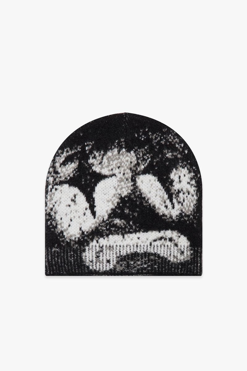 VALABASAS "SAD NIGHTS" BEENIE MOHAIR BLACK