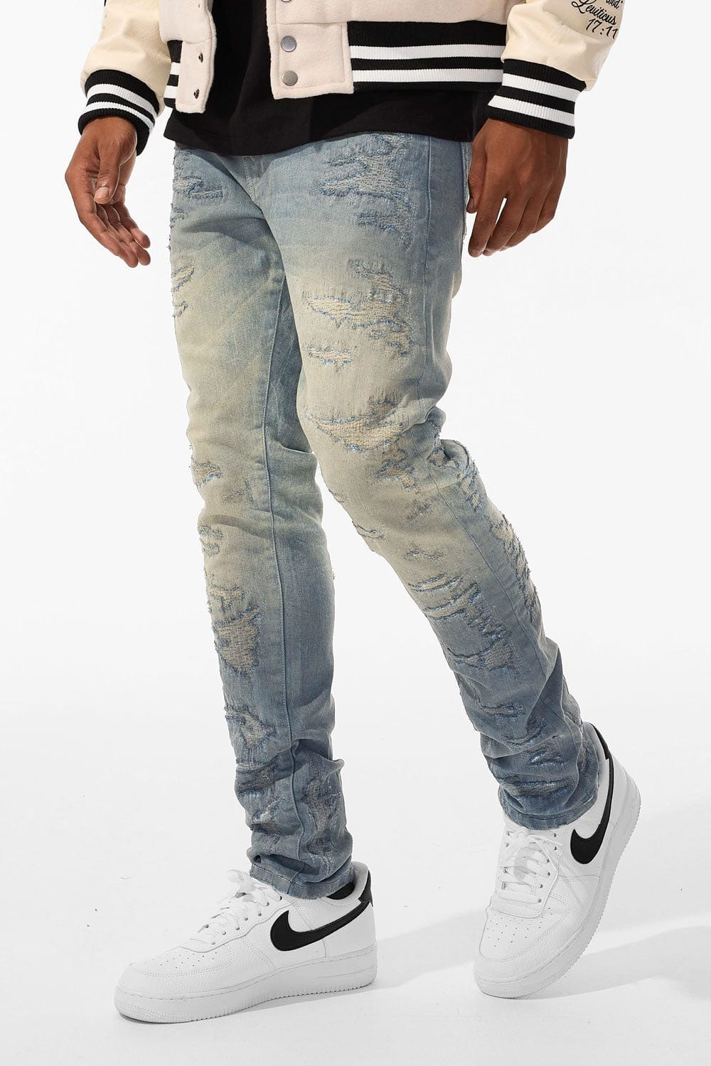 JORDAN CRAIG "ROCKAWAY" DENIM SKINNY SANDSTORM