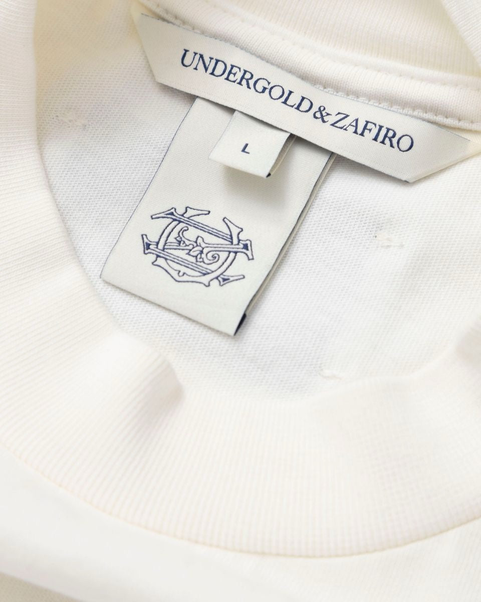 UNDERGOLD INTERNACIONAL "RIVIERA CHAPELLE" TEE WHITE