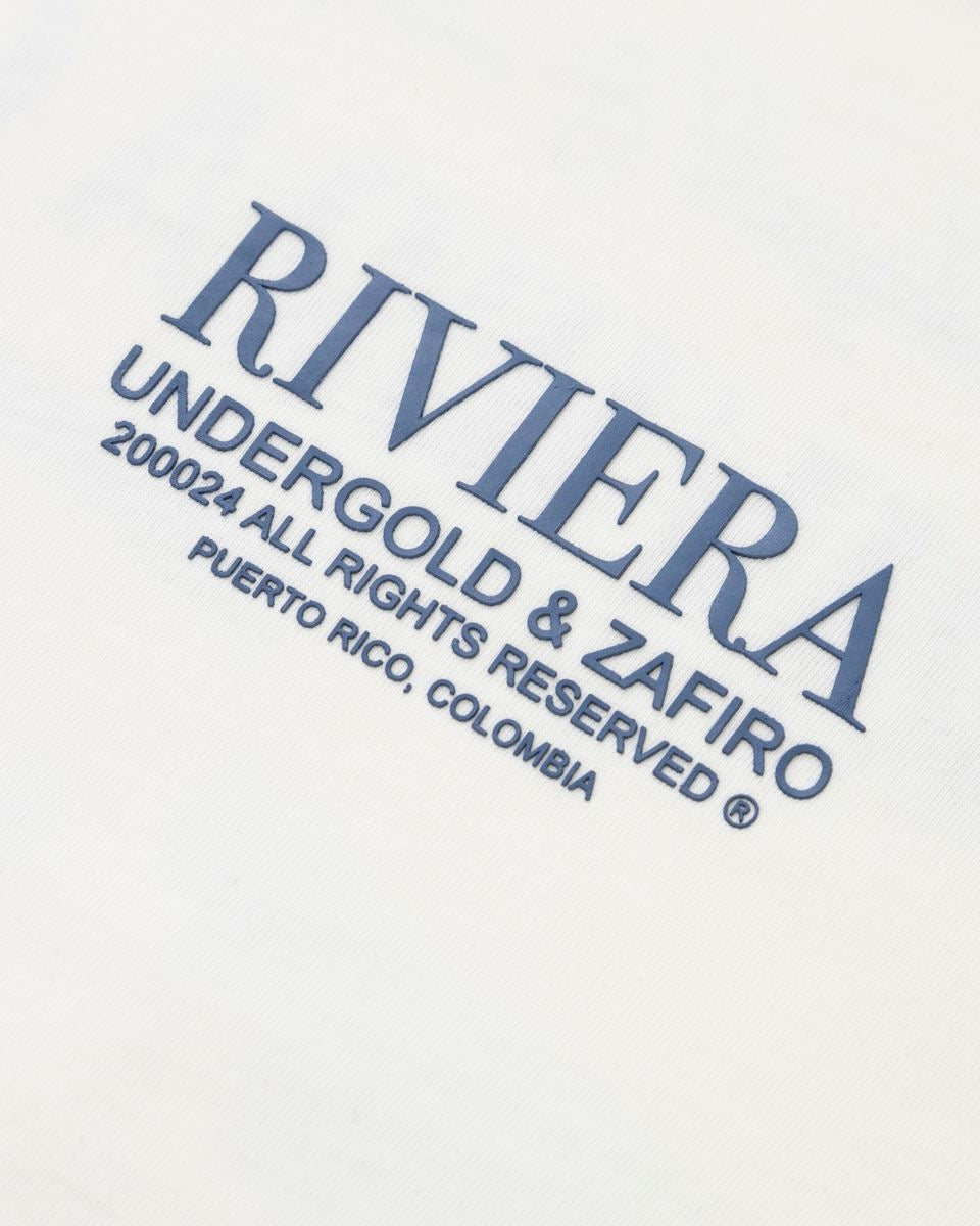 UNDERGOLD INTERNACIONAL "RIVIERA CHAPELLE" TEE WHITE