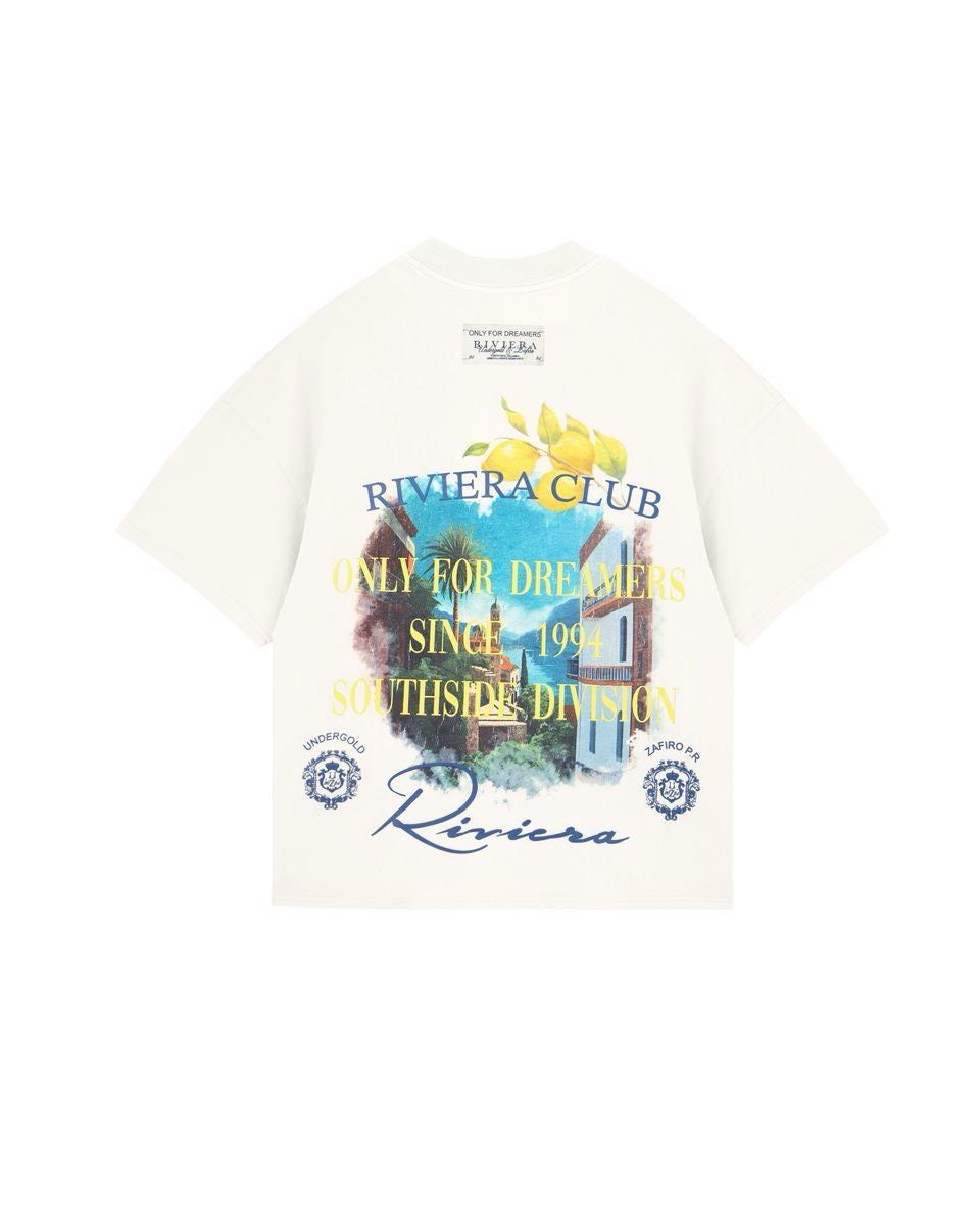 UNDERGOLD INTERNACIONAL "RIVIERA COLONIAL" BOX TEE WHITE