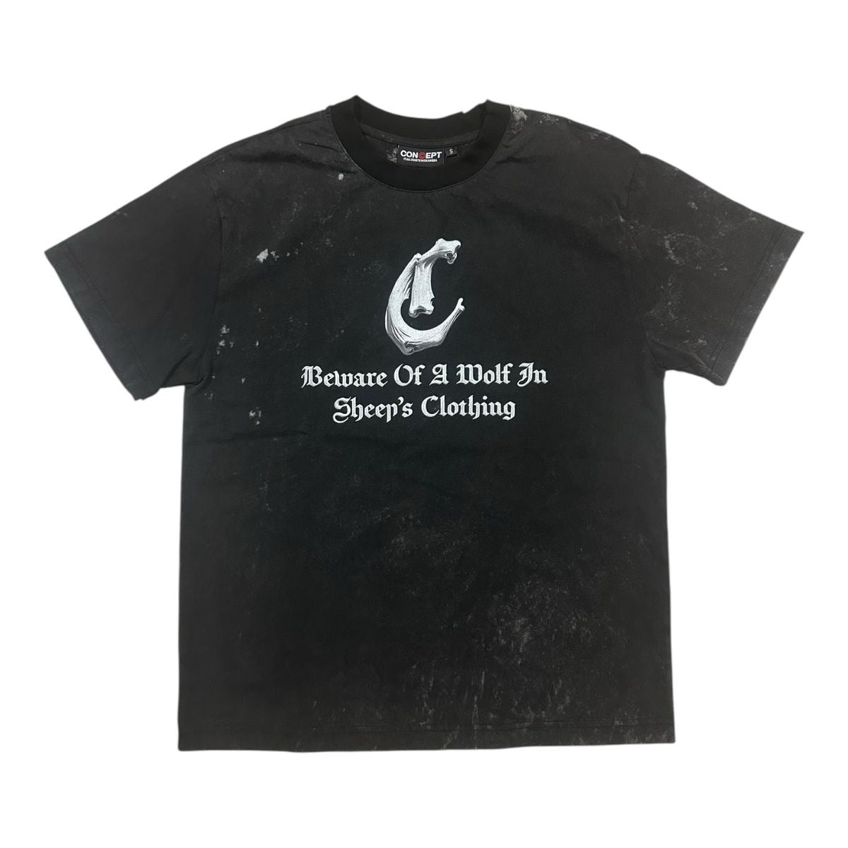 Concept "Beware" Tee Black