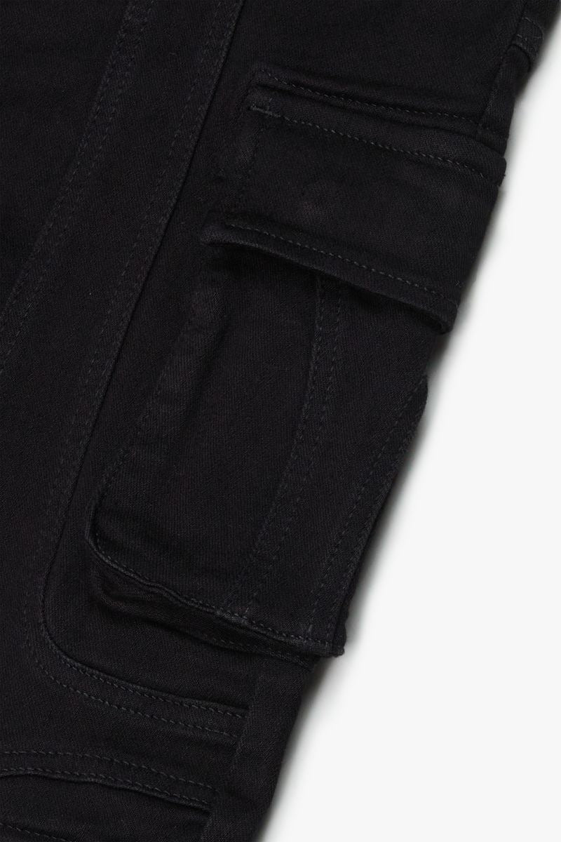 VALABASAS "PATCH FADE" SKINNY BLACK