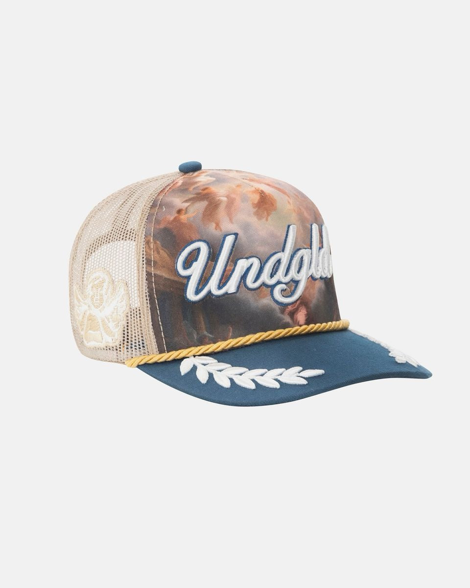 UNDERGOLD INTERNACIONAL "DIVINITY" HAT BLUE/CREAM