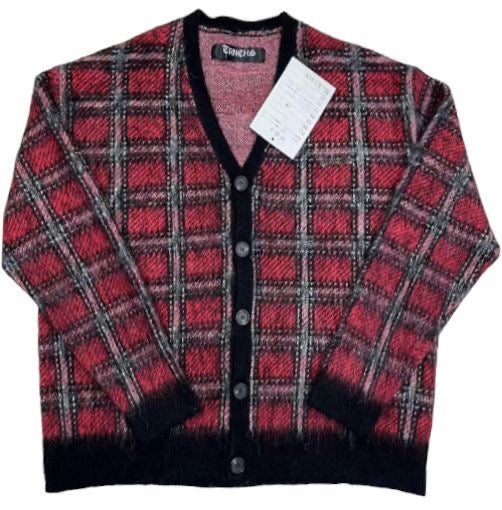 TRNCHS "CARLTON BANKS" CARDIGAN RED/BLACK