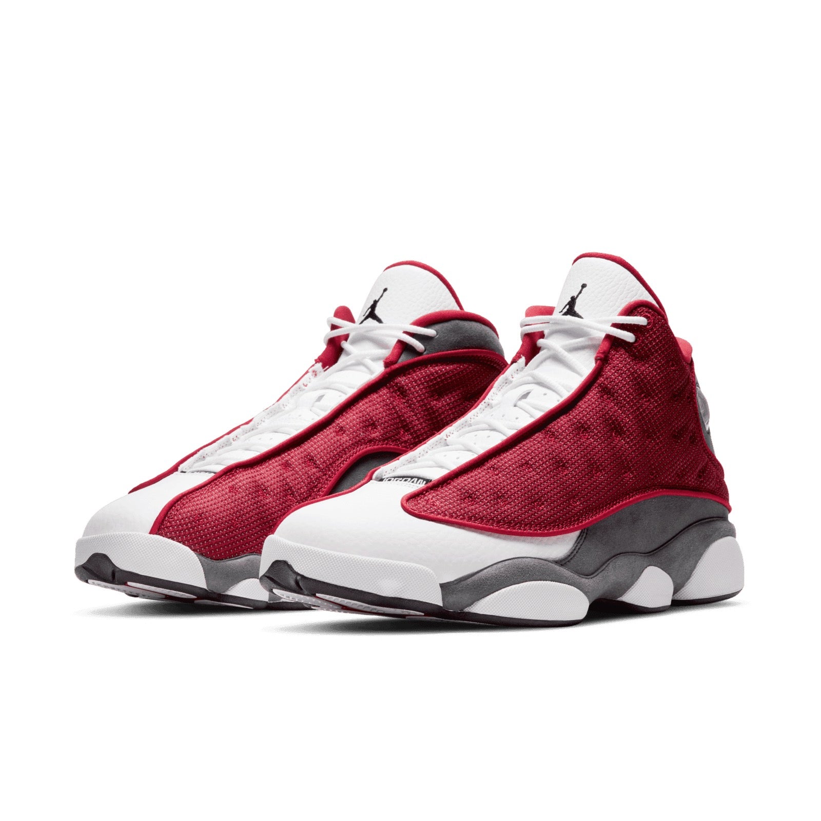 AIR JORDAN 13 RETRO GYM RED/BLACK-FLINT GREY-WHITE SIZE 10.5