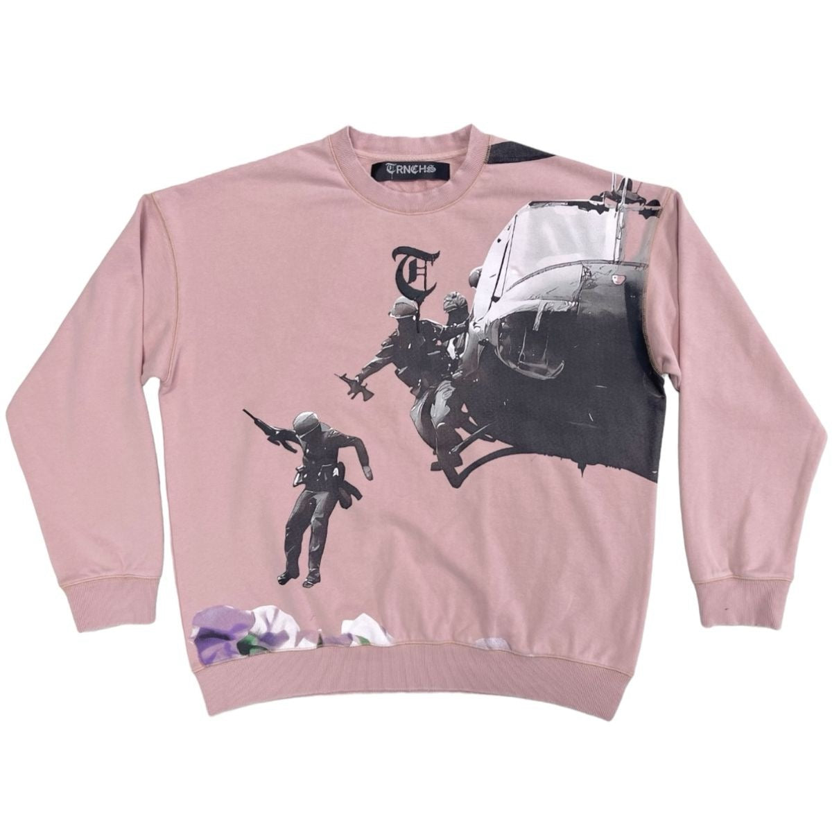 TRNCHS "FIGHTING PURPOSE" SWEATER PINK