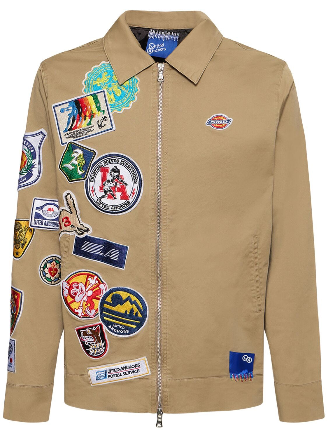 Lifted Anchors "Embroidered" Light Jacket Khaki