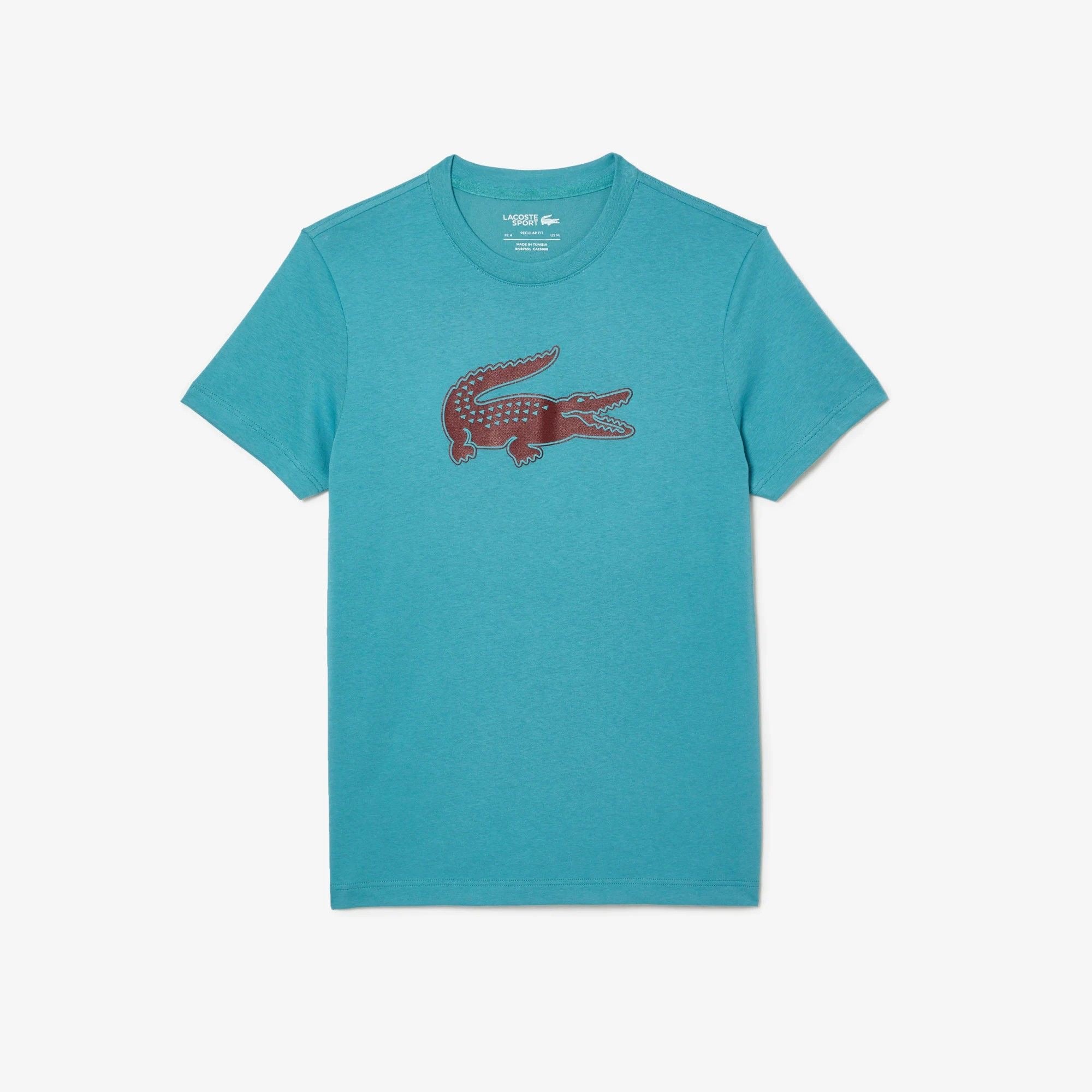 LACOSTE "CROC" TEE TEAL