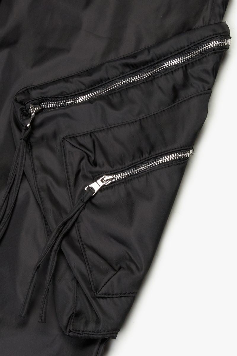 VALABASAS "CHAMP" BAGGY CARGO JET BLACK