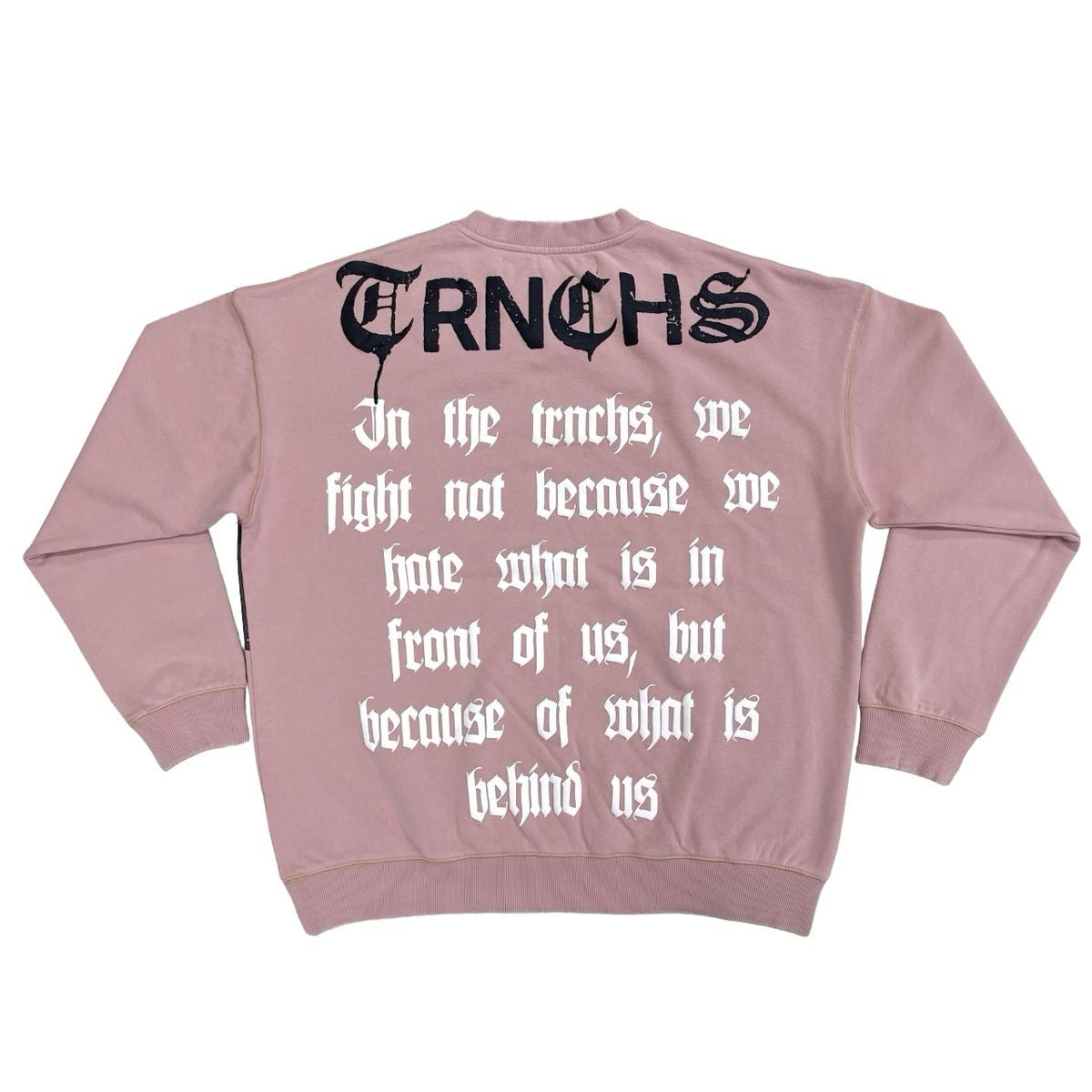 TRNCHS "FIGHTING PURPOSE" SWEATER PINK