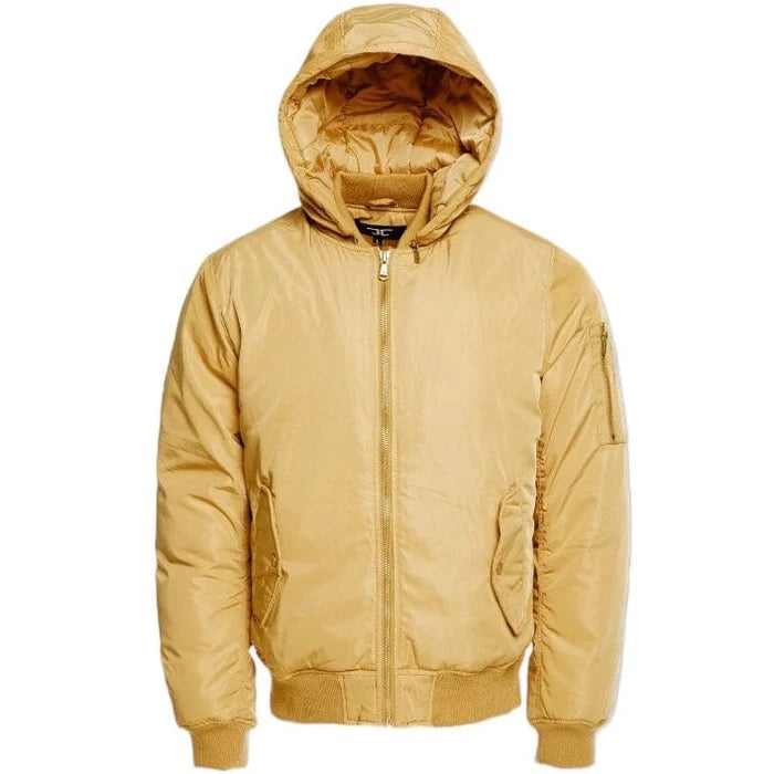 JORDAN CRAIG "SQUADRON BOMBER" HOODED JACKET DESERT