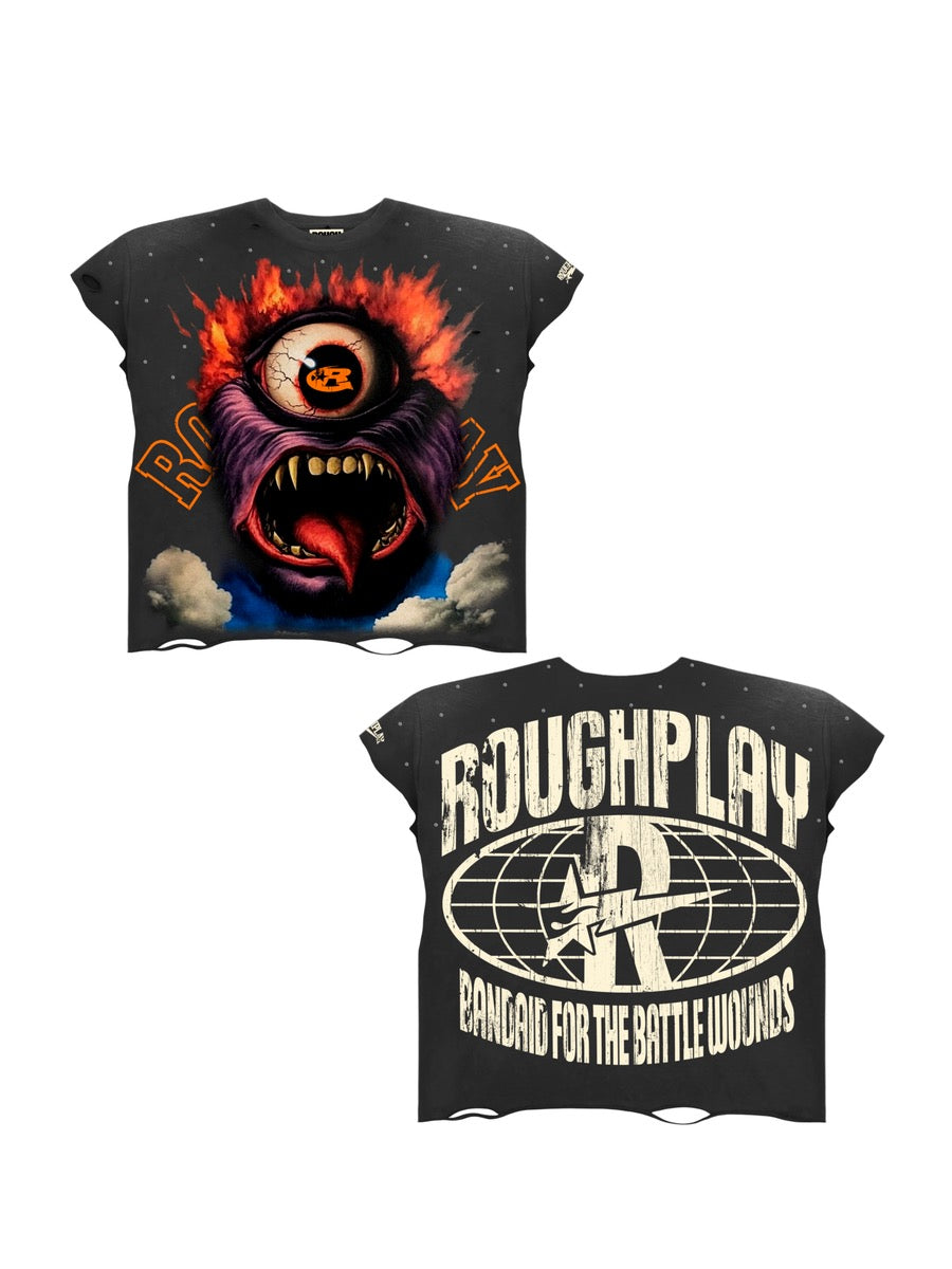 RoughPlay "Monster" Cut Off Tee Black