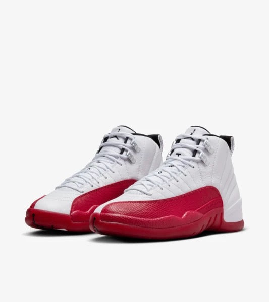 AIR JORDAN 12 RETRO WHITE/BLACK-VARSITY RED SIZE 11