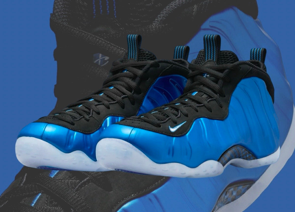 AIR FOAMPOSITE ONE DK NEON ROYAL/WHITE-BLACK SIZE 11