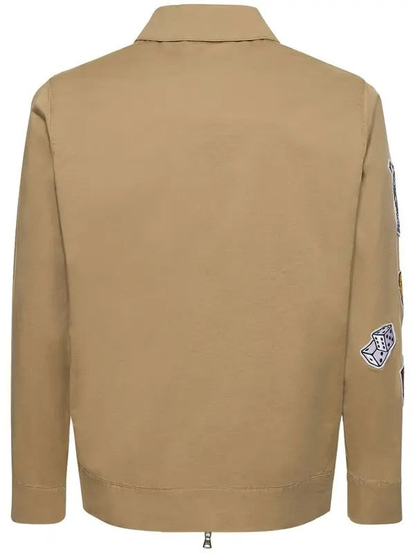 Lifted Anchors "Embroidered" Light Jacket Khaki