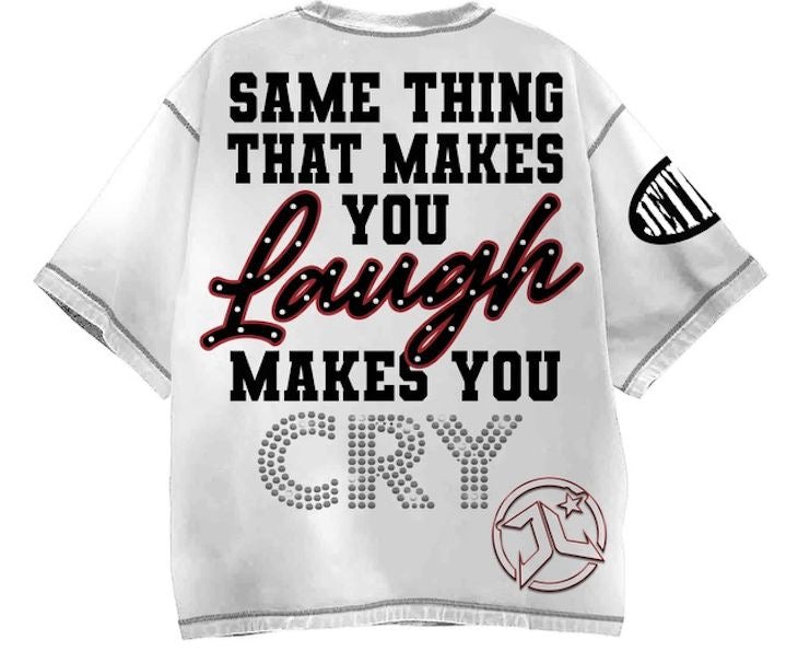 Jetlyfe "Laugh Now Cry Later" Tee White Wash