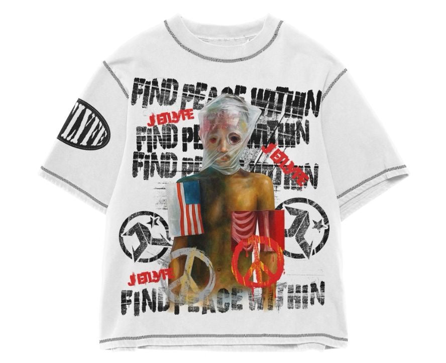 Jetlyfe "Find Peace Within" Tee White
