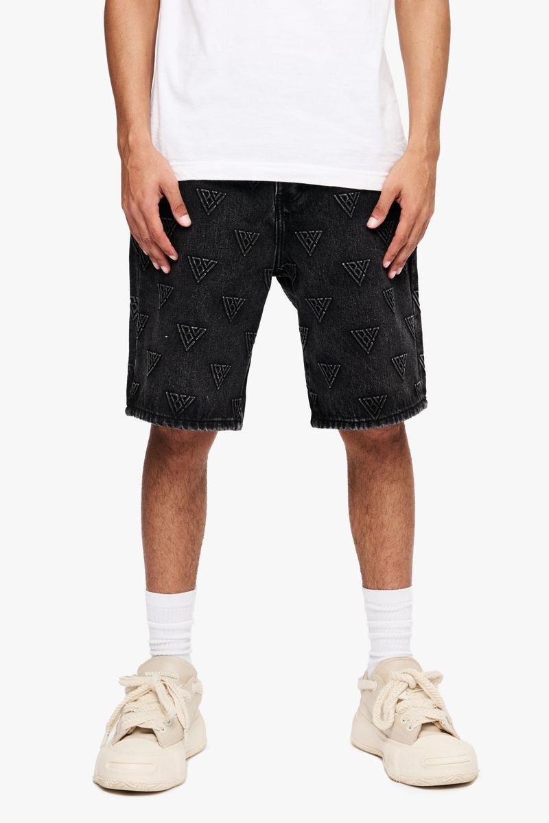 Valabasas "Press" Shorts Black Washed