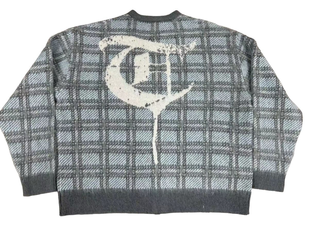 Trnchs "Carlton Banks" Cardigan Blue/Grey