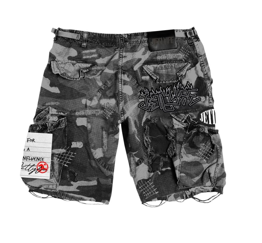 Jetlyfe "Black Camo" Shorts Camo