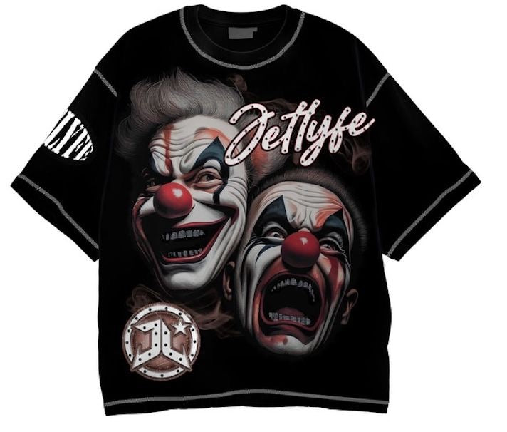 Jetlyfe "Laugh Now Cry Later" Tee Black