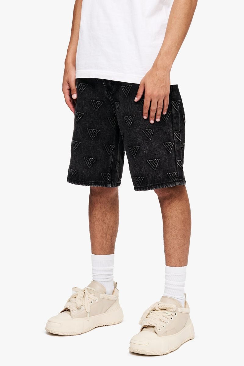 Valabasas "Press" Shorts Black Washed