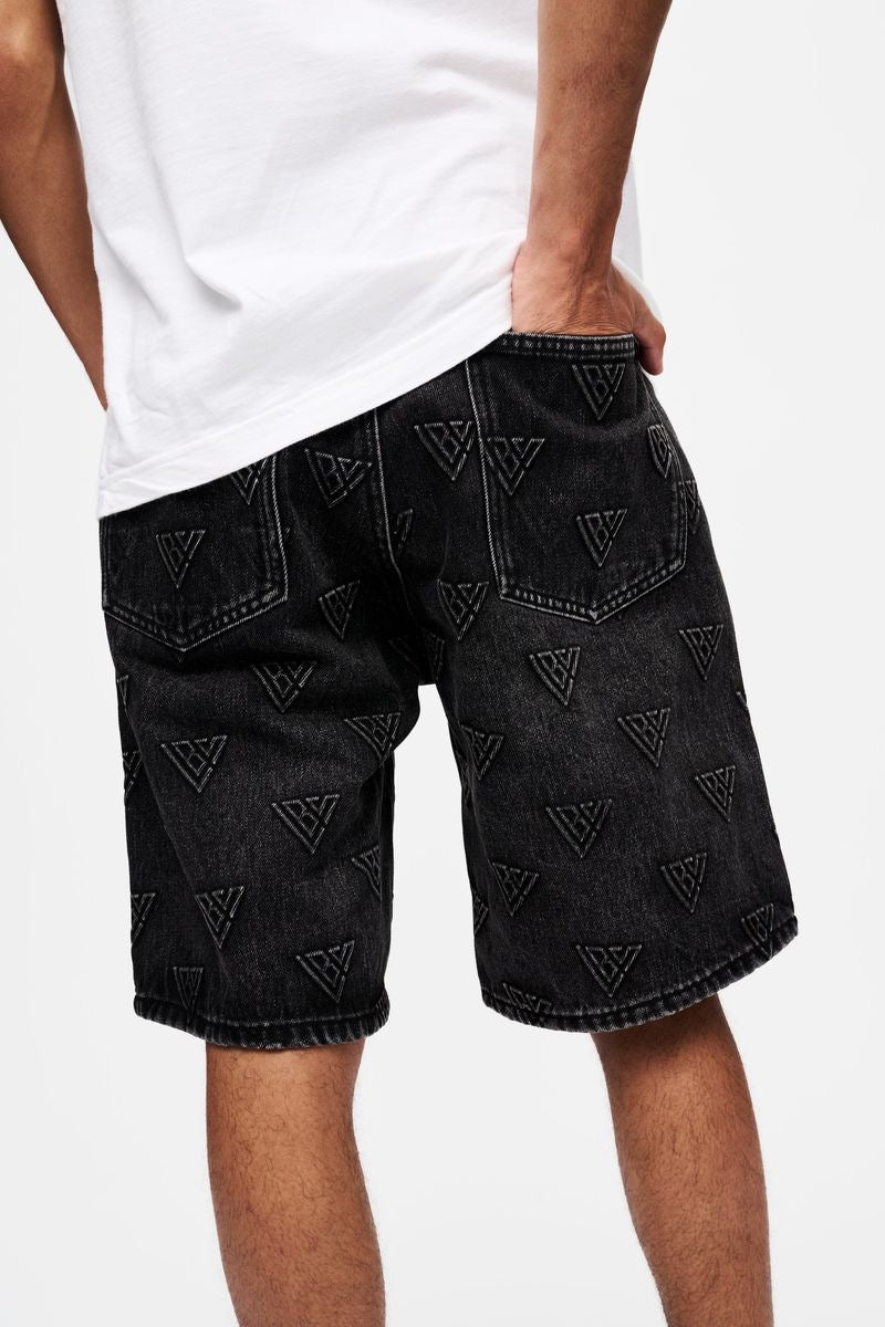 Valabasas "Press" Shorts Black Washed