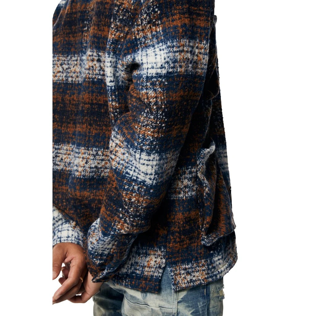 SMOKE RISE "FLANNEL" OVERSHIRT SUMMIT