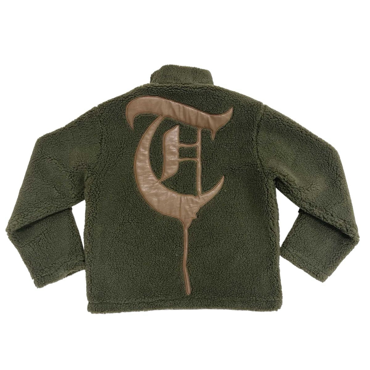 TRNCHS "WOOL SWEATER" OLIVE/MOCHA